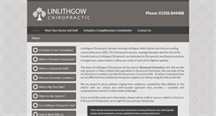 Desktop Screenshot of linlithgowchiropractic.com